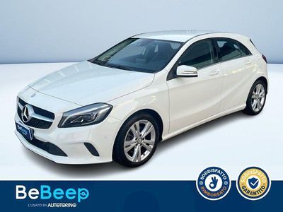 Usata Mercedes A200 136 CV (100 kW) 2017 Bianco pastello Berlina
