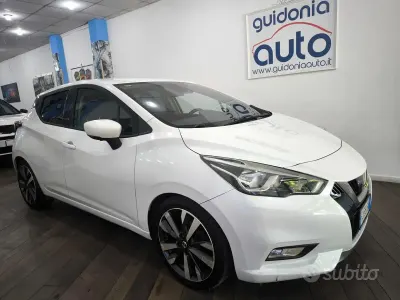 Usata Nissan Micra Tekna 90 CV (66 kW) 2017 Bianco Utilitaria