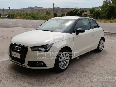 Usata Audi A1 Attraction 90 CV (66 kW) 2014 Bianco Utilitaria