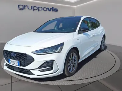 Usata Ford Focus ST-Line X 125 CV (91 kW) 2023 Bianco frozen Berlina