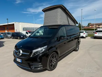Begagnad Mercedes V300 Marco Polo 237 HK (174 kW) 2022 Svart Minibuss