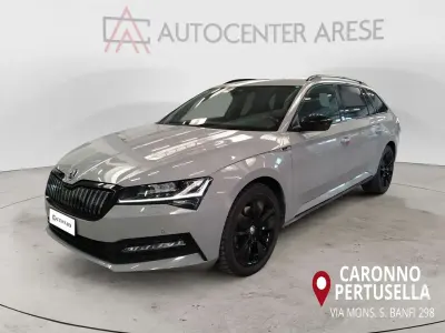 Usata Skoda Superb SportLine 156 CV (114 kW) 2021 Grigio Station wagon