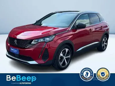 Usata Peugeot 3008 GT 131 CV (96 kW) 2021 Bordeaux metallizzato SUV