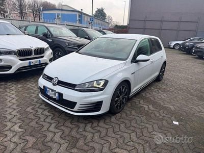 Usata VW Golf VII GTD 184 CV (135 kW) 2017 Bianco Berlina