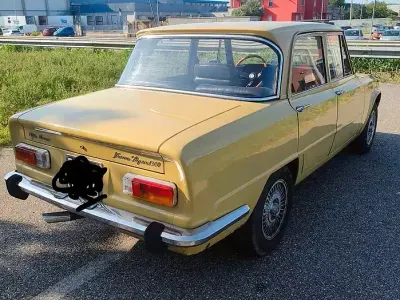 Usata Alfa Romeo Giulia Super 1970 Giallo Berlina
