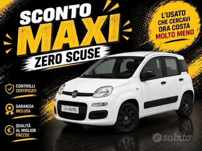 Usata Fiat Panda 69 CV (50 kW) 2016 Bianco Utilitaria