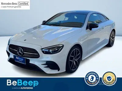 Usata Mercedes E220 Premium 194 CV (142 kW) 2022 Bianco Coupé