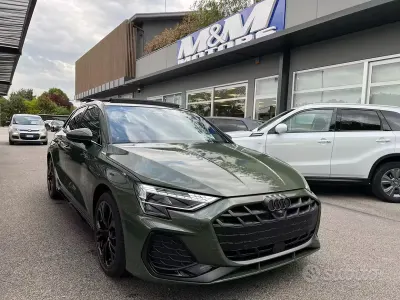 Nuova Audi A3 S-Line 150 CV (110 kW) 2025 Verde Berlina