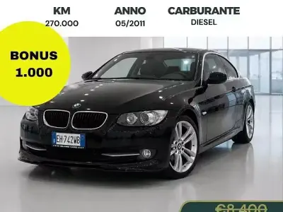 Usata BMW 320 184 CV (135 kW) 2011 Nero Coupé