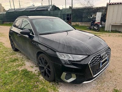 Usata Audi A3 150 CV (110 kW) 2020 Nero Berlina