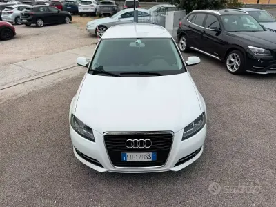 Usata Audi A3 Ambition 160 CV (117 kW) 2010 Bianco Utilitaria