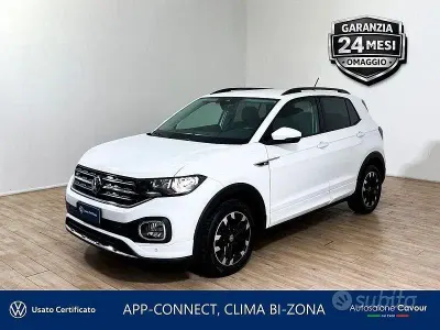 Usata VW T-Cross Sportline 95 CV (69 kW) 2023 Pure white SUV