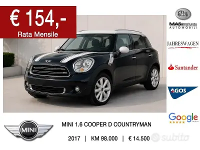Usata Mini Cooper D Countryman 110 CV (80 kW) 2017 Blu SUV