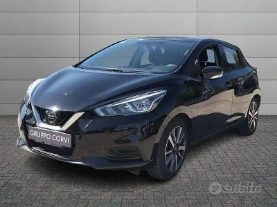 Usata Nissan Micra Acenta 90 CV (66 kW) 2017 Nero Utilitaria