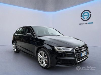 Usata Audi A3 S-Line 150 CV (110 kW) 2020 Nero Berlina