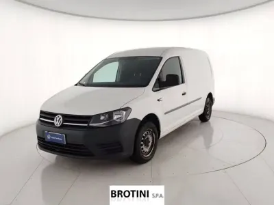Usata VW Caddy Comfortline 102 CV (75 kW) 2018 Bianco pastello Monovolume