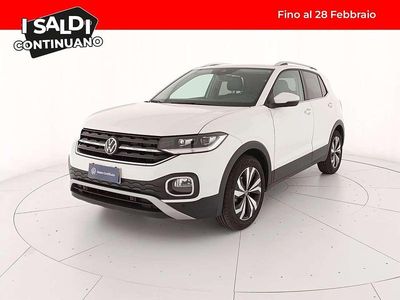 Usata VW T-Cross Advance 110 CV (80 kW) 2022 Pure white SUV