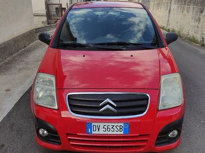 Usata Citroën C2 60 CV (44 kW) 2009 Rosso Utilitaria