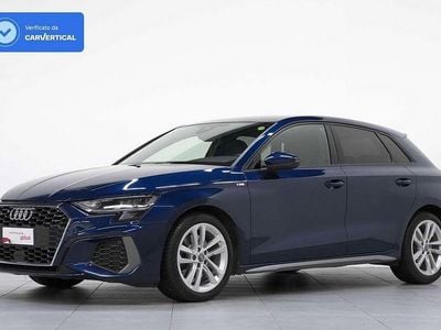 Usata Audi A3 Sportback S-Line 150 CV (110 kW) 2020 Blu Utilitaria