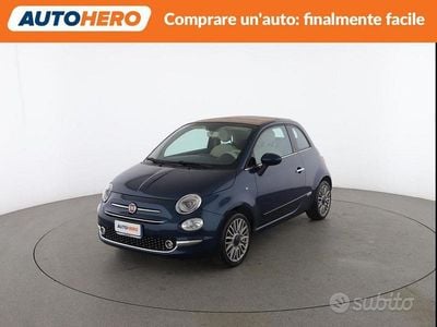 Usata Fiat 500 Lounge 69 CV (50 kW) 2017 Blu Utilitaria