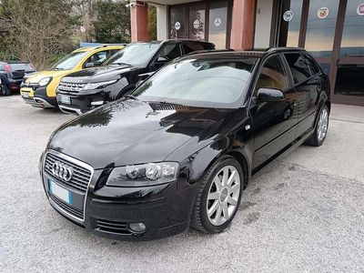 Usata Audi A3 S-line plus 140 CV (102 kW) 2007 Nero Utilitaria
