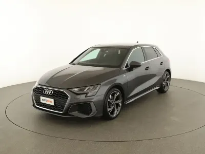 Usata Audi A3 Sportback S-Line 150 CV (110 kW) 2021 Grigio Utilitaria