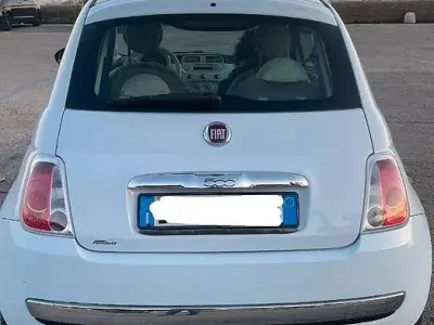 Usata Fiat 500 Lounge 69 CV (50 kW) 2009 Blu Cabrio