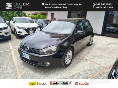 Usata VW Golf VII Highline 105 CV (77 kW) 2012 Nero Berlina