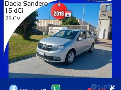 Usata Dacia Sandero 75 CV (55 kW) 2018 Grigio Berlina
