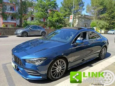 Usata Mercedes CLA200 Premium Plus 150 CV (110 kW) 2021 Blu Berlina