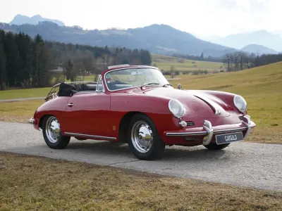 Usata Porsche 356 B 90 CV (66 kW) 1962 Rosso Cabrio