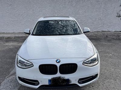 Usata BMW 118 Sport Line 194 CV (142 kW) 2015 Bianco Utilitaria