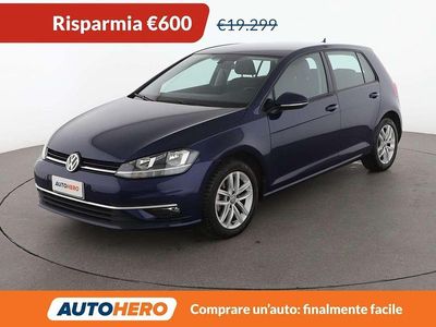 Usata VW Golf VII Business 150 CV (110 kW) 2019 Blu/azzurro Berlina