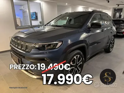 Usata Jeep Compass Limited 131 CV (96 kW) 2022 Blu SUV