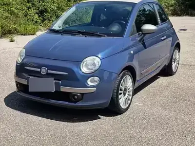 Usata Fiat 500C 95 CV (69 kW) 2010 Bluazzurro Cabrio