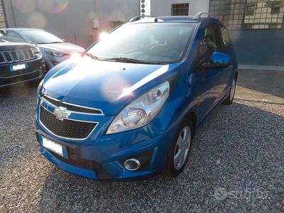Usata Chevrolet Spark LT 65 CV (47 kW) 2010 Blu Utilitaria
