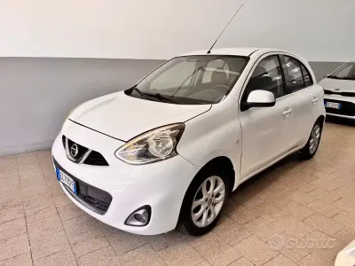 Usata Nissan Micra Tekna 80 CV (58 kW) 2015 Bianco Utilitaria