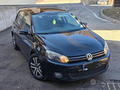 Usata VW Golf VI 122 CV (89 kW) 2008 Nero Utilitaria