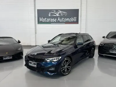 Usata BMW 320e M Sport 190 CV (139 kW) 2021 Blu Station wagon
