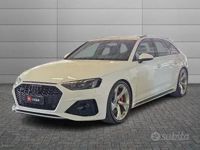 Usata Audi RS4 450 CV (330 kW) 2020 Bianco Station wagon