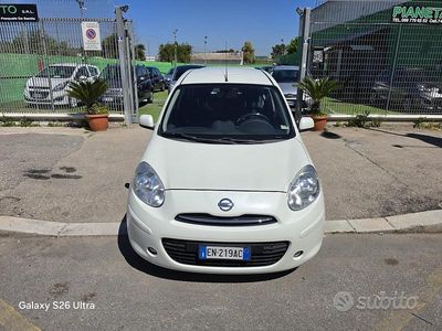 Usata Nissan Micra Acenta 80 CV (58 kW) 2012 Bianco Utilitaria