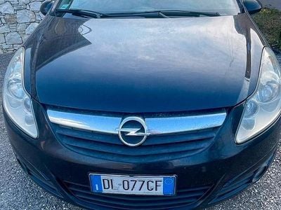 Usata Opel Corsa 75 CV (55 kW) 2008 Nero Berlina