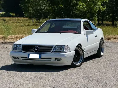 Usata Mercedes SL600 394 CV (289 kW) 1998 Bianco Cabrio