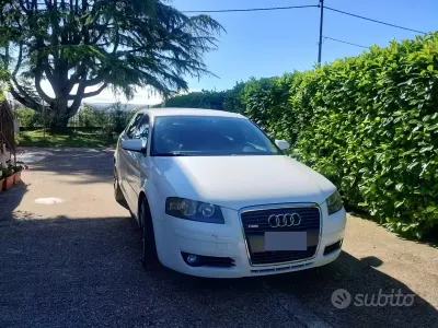 Usata Audi A3 S-Line 102 CV (75 kW) 2008 Bianco Utilitaria