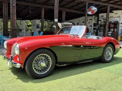 Usata Austin Healey 100 90 CV (66 kW) 1954 Rosso Cabrio