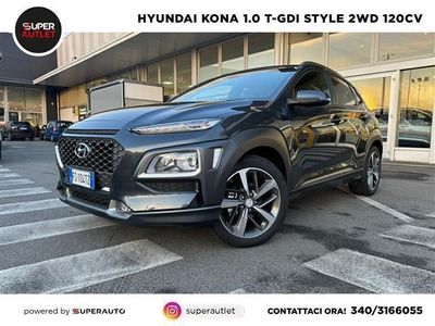 usata Hyundai Kona Kona1.0 t gdi Style 2wd 120cv - Metallizzata Benzina - Manuale