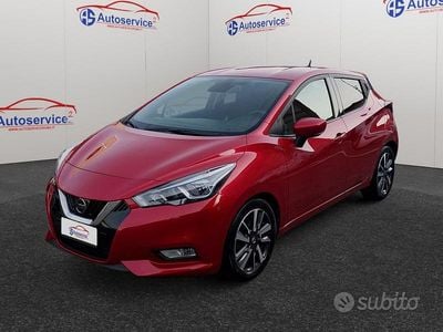 Usata Nissan Micra Tekna 90 CV (66 kW) 2019 Rosso Utilitaria