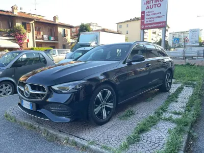 Usata Mercedes C220 Business 200 CV (147 kW) 2021 Nero Station wagon