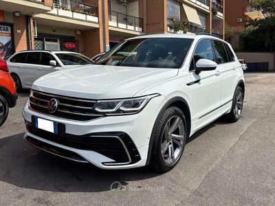 Usata VW Tiguan R-line 150 CV (110 kW) 2021 Bianco SUV