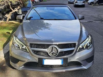 Usata Mercedes E200 Executive 184 CV (135 kW) 2014 Grigio Cabrio